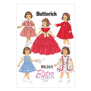 Butterick Pattern 6265 18" Doll Clothes