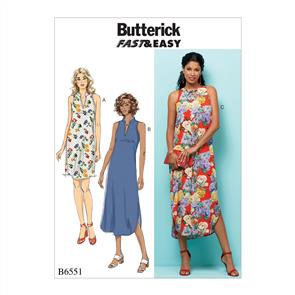Butterick Pattern 6551 Misses' Dress