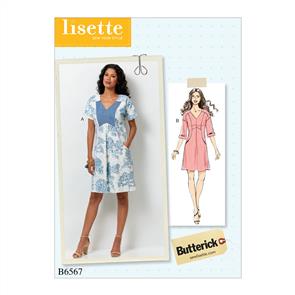 Butterick Pattern 6567 Misses' Dress