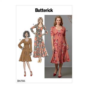 Butterick Pattern 6586 Misses' Dress