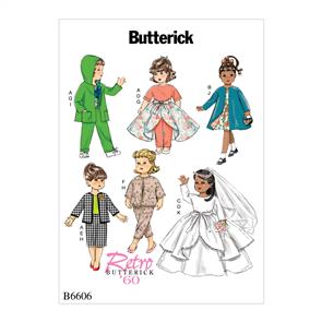 Butterick Pattern 6606 Clothes For 18" Doll