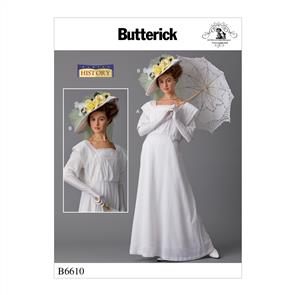 Butterick Pattern 6610 Misses' Costume and Hat