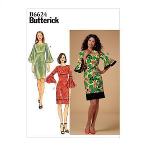 Butterick Pattern 6624 Misses'/Misses' Petite, Women's Petite Dress