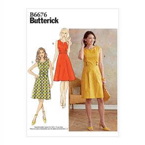 Butterick Pattern 6676 Misses' Dress