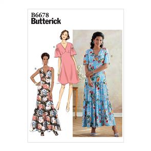 Butterick Pattern 6678 Misses'/Misses' Petite Dress