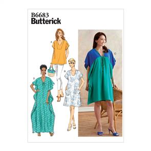 Butterick Pattern 6683 Misses' Tunic and Caftan