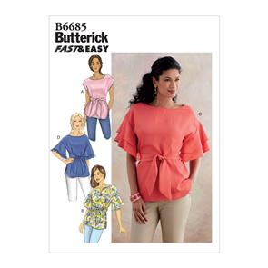 Butterick Pattern 6685 Misses' Top and Sash