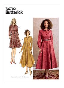 Butterick Pattern 6702 Misses' Dress
