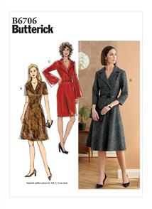 Butterick Pattern 6706 Misses' Dress