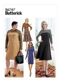 Butterick Pattern 6707 Misses'/Women's Dress