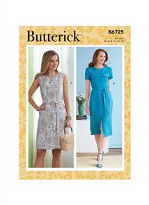 Butterick Pattern 6725 Misses' Dresses