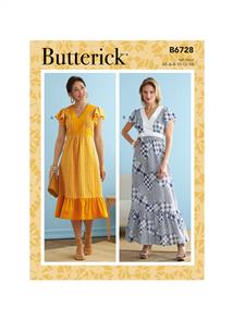 Butterick Pattern 6728 Misses' Dresses