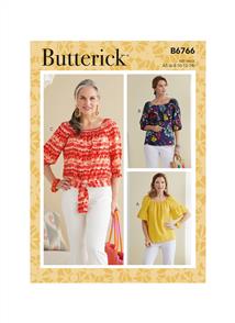 Butterick Pattern 6766 Misses' Tops