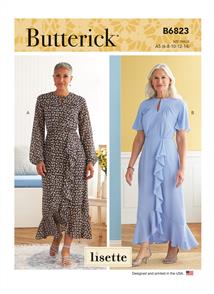 Butterick Pattern 6823 Misses' Dress