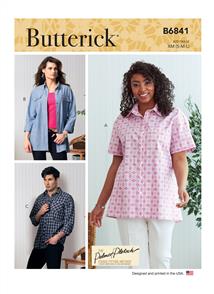 Butterick Pattern 6841 Unisex Button-Down Shirts