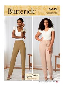 Butterick Pattern 6845 Misses' & Women's Tapered Pants