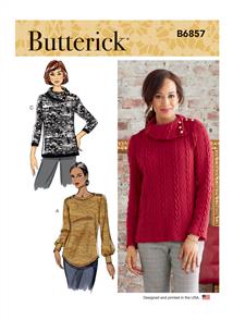 Butterick Pattern 6857 Misses' Top