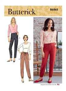 Butterick Pattern 6865 Misses' Pants