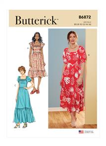 Butterick Pattern 6872 Misses' Dress