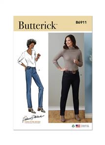 Butterick Pattern 6911 Misses' Jeans by Palmer/Pletsch