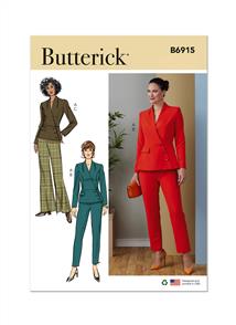 Butterick Pattern 6915 Misses' Jacket and Pants