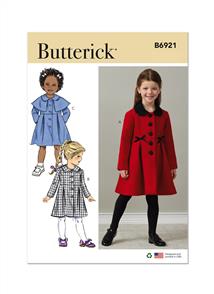 Butterick Pattern 6921 Children's Coat