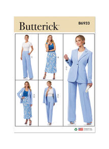 Butterick Misses' Jacket, Skirt and Pants