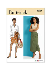 Butterick Misses' Wrap Skirt in Two Lengths