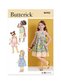 Butterick Children's Dresses, Tops, Shorts and Pants