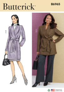 Butterick Sewing Pattern Misses' Jacket, Skirt and Pants