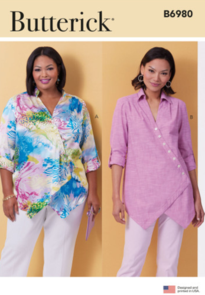 Butterick Sewing Pattern Misses' and Women's Shirt B6980