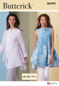 Butterick Sewing Pattern Misses' Tops by Katherine Tilton B6995