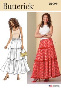 Butterick Sewing Pattern Misses' Skirts B6999