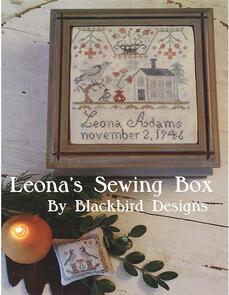 Blackbird Designs  Cross Stitch Pattern - Leona's Sewing Box