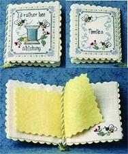 The Bee Cottage Cross Stitch Pattern - I'd Rether Bee Stitching Needlebook