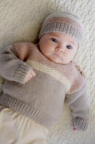 Lisa F  Baby Cakes BC112 Aspen Sweater and Hat