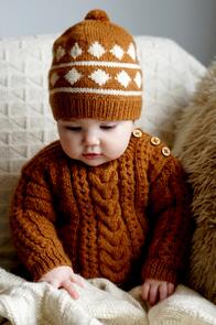 Lisa F BC119 - Morgan Sweater & Hat - Knitting Pattern / Kit
