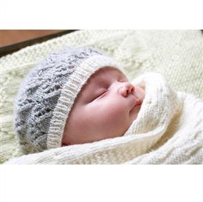 Lisa F Baby Cakes BC48 Xanthe Hat - Knitting Pattern / Kit