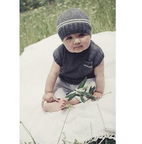 Lisa F Baby Cakes BC53 Emmerson Vest and Hat - Knitting Pattern / Kit