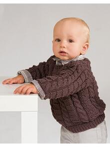 Lana Grossa Pattern / Kit - Cool Wool Big - Infants Pullover (0115)