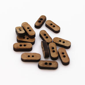 Trendy Trims Italian Oblong Wooden Button