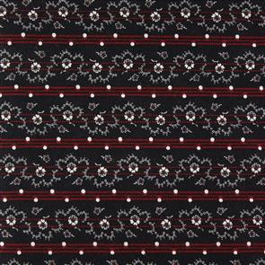 Blue Hill  Fabric - The Lancaster Collection - 8278 Black