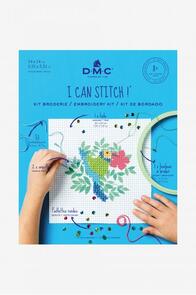 DMC "I Can Stitch!" Hummingbird Kit - Half Cross-Stitch