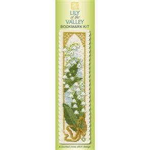 Textile Heritage  Bookmark Cross Stitch Kit - Lily of the Valley