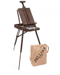 Jullian Full Premium French Easel - Vintage Oak