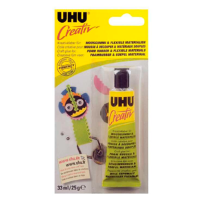 UHU Creativ' Foam Rubber and Flexible Materials Glue - 33ml