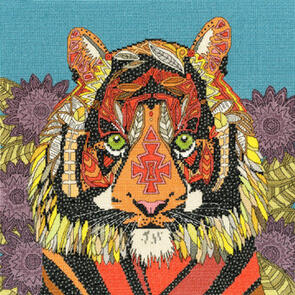 Bothy Threads Cross Stitch Kit - Jewelled Tiger