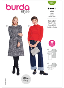 Burda Style Pattern 5677 Misses' Dress and Shirt