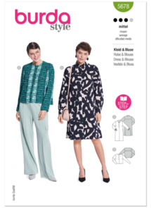 Burda Style Pattern 5678 Misses' Dress and Blouse