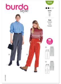 Burda Style Pattern 5699 Misses' Trousers